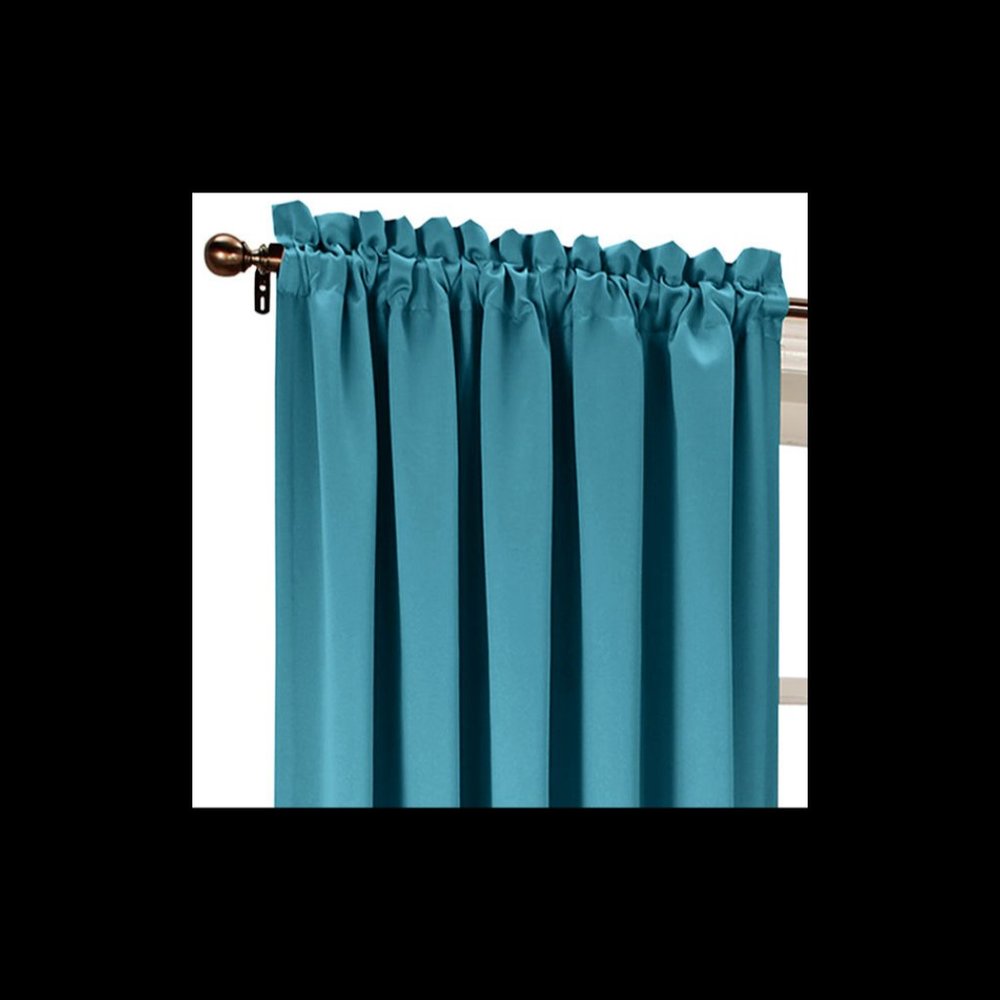 Sun Zero Emory 2-Pack Room-Darkening Rod-Pocket Cu - Picture 3 of 5